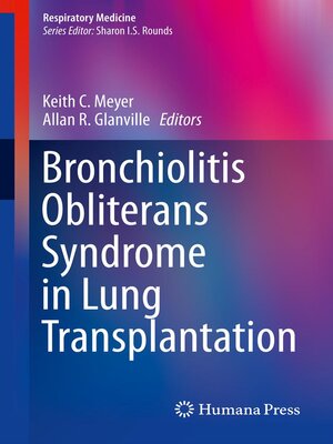 cover image of Bronchiolitis Obliterans Syndrome in Lung Transplantation